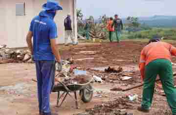 Rio Bonito do Iguaçu - Para acelerar reconstrução, Polícia Penal coloca 89 presos para trabalhar